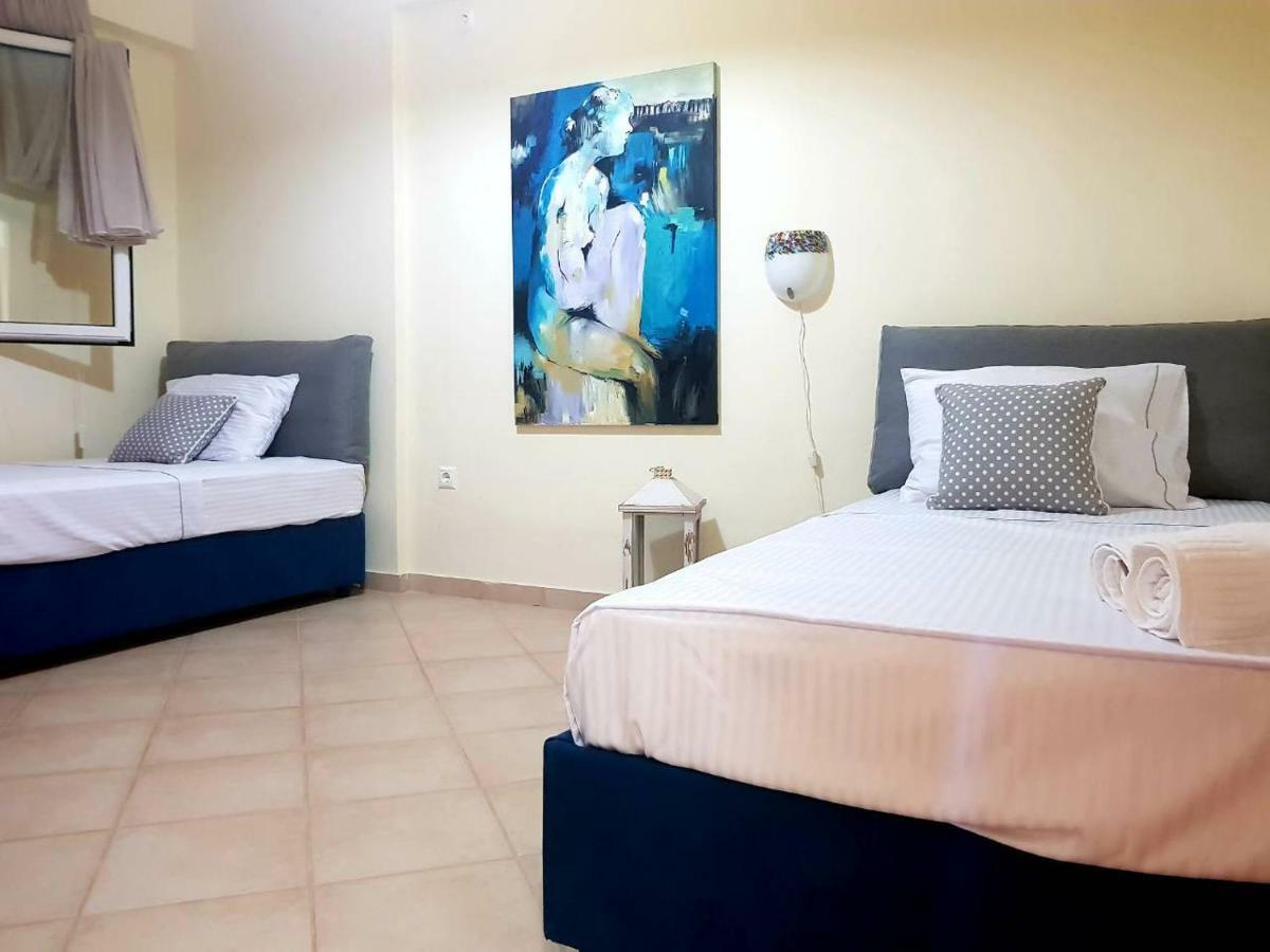 Sime Villa Private Beach Agios Nikolaos  Buitenkant foto